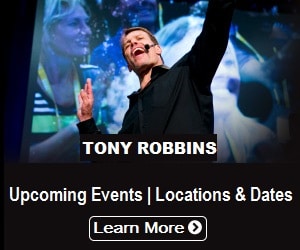 Tony Robbins upcoming events dates and locations